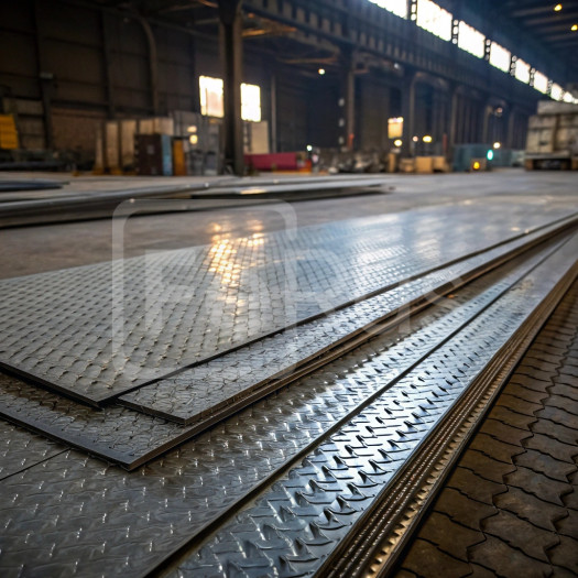 Лист алюминиевый рифленый квинтет 1,5х800 мм АМг6 ТУ 1-801-20-2008