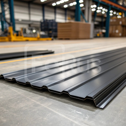 Профнастил С20 полиэстер (Zn100-180) 0,6х1100х1200 мм, RAL 9005